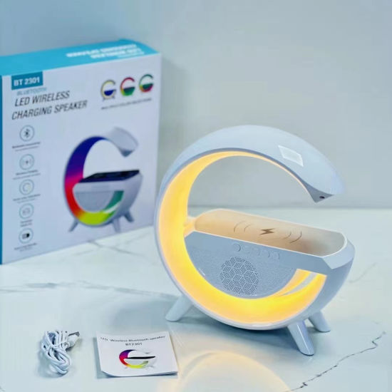 Bluetooth Speaker-Colorful Atmosphere Light Wireless Charging