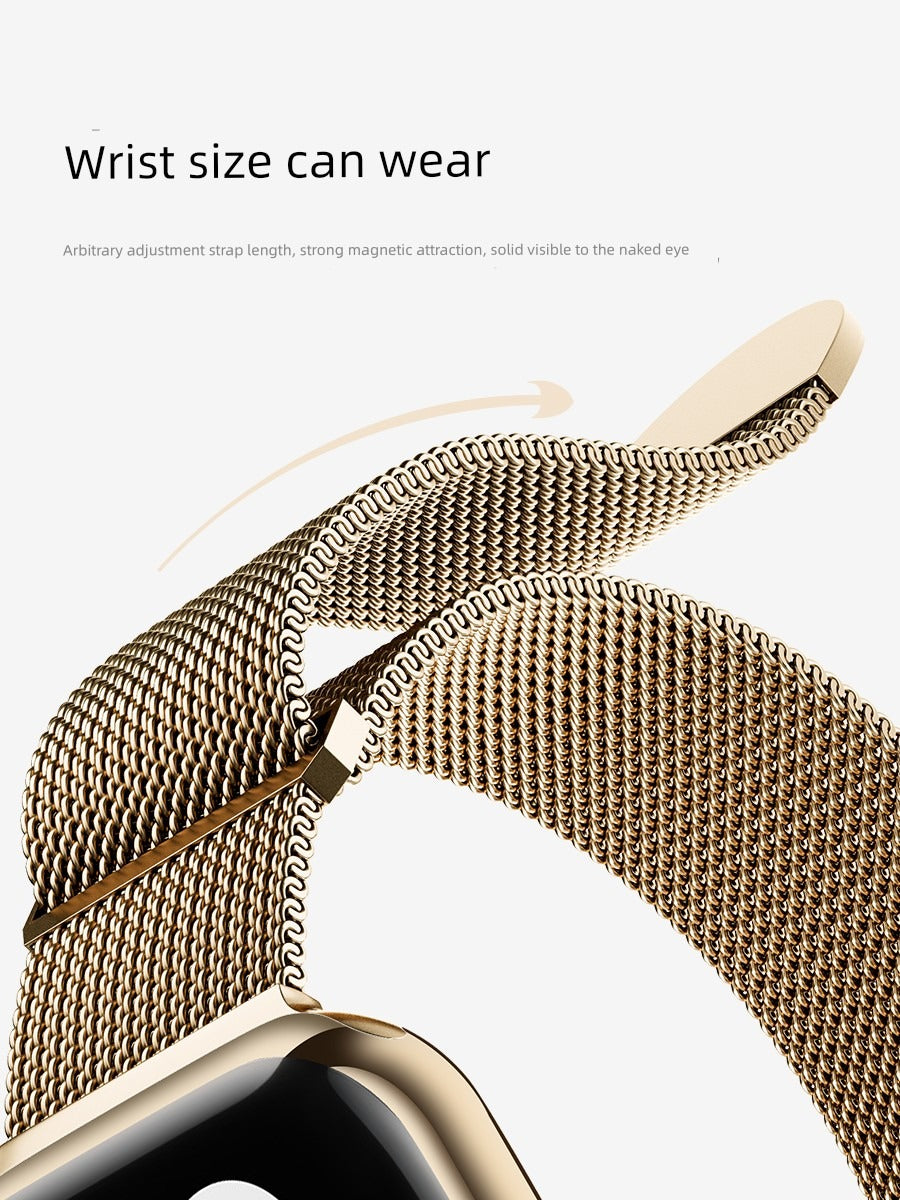 Stainless Steel Milanese Loop with Apple Watch