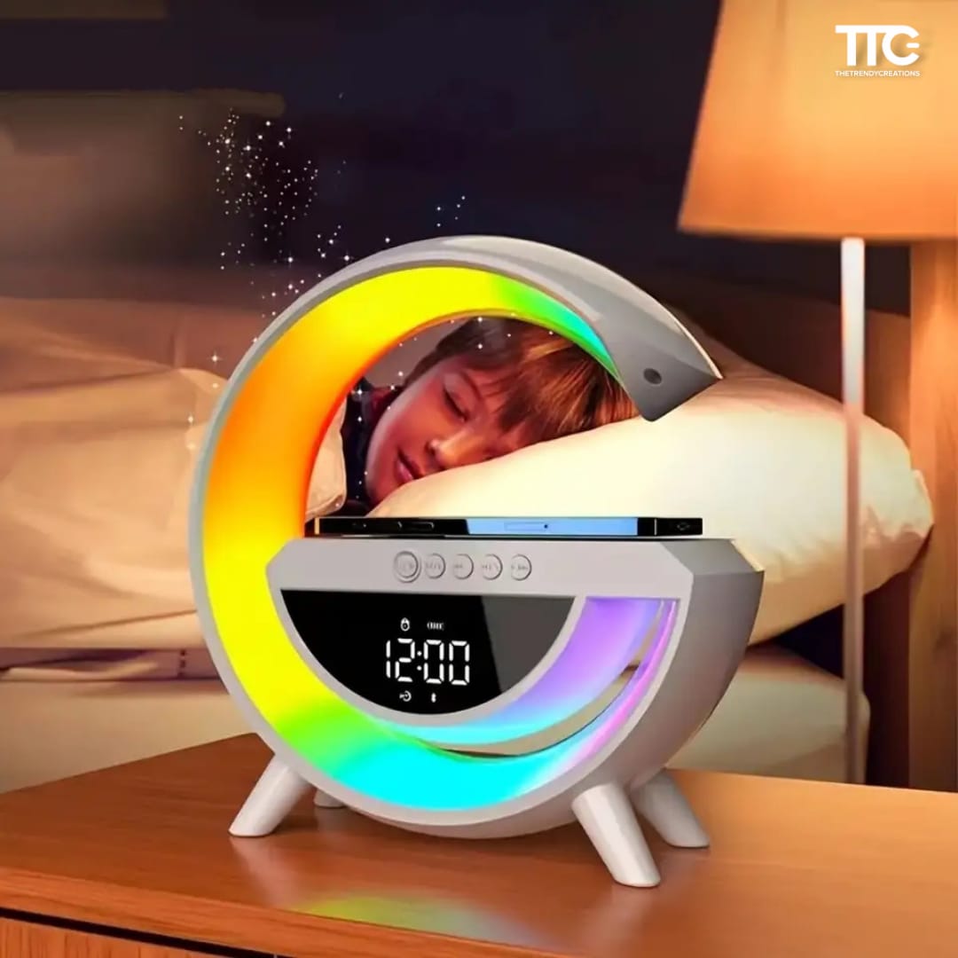 Bluetooth Speaker-Colorful Atmosphere Light Wireless Charging