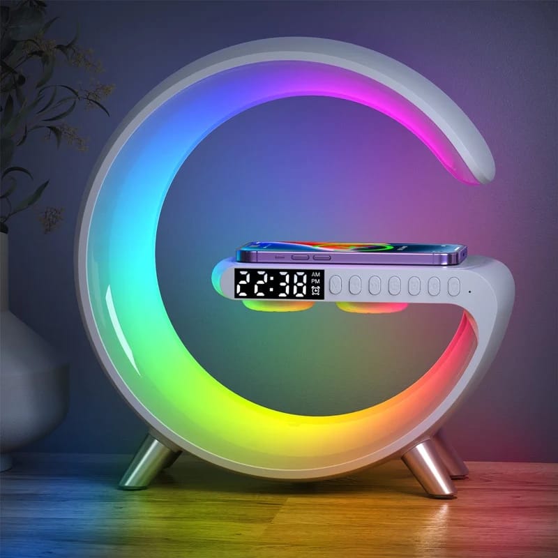 Bluetooth Speaker-Colorful Atmosphere Light Wireless Charging